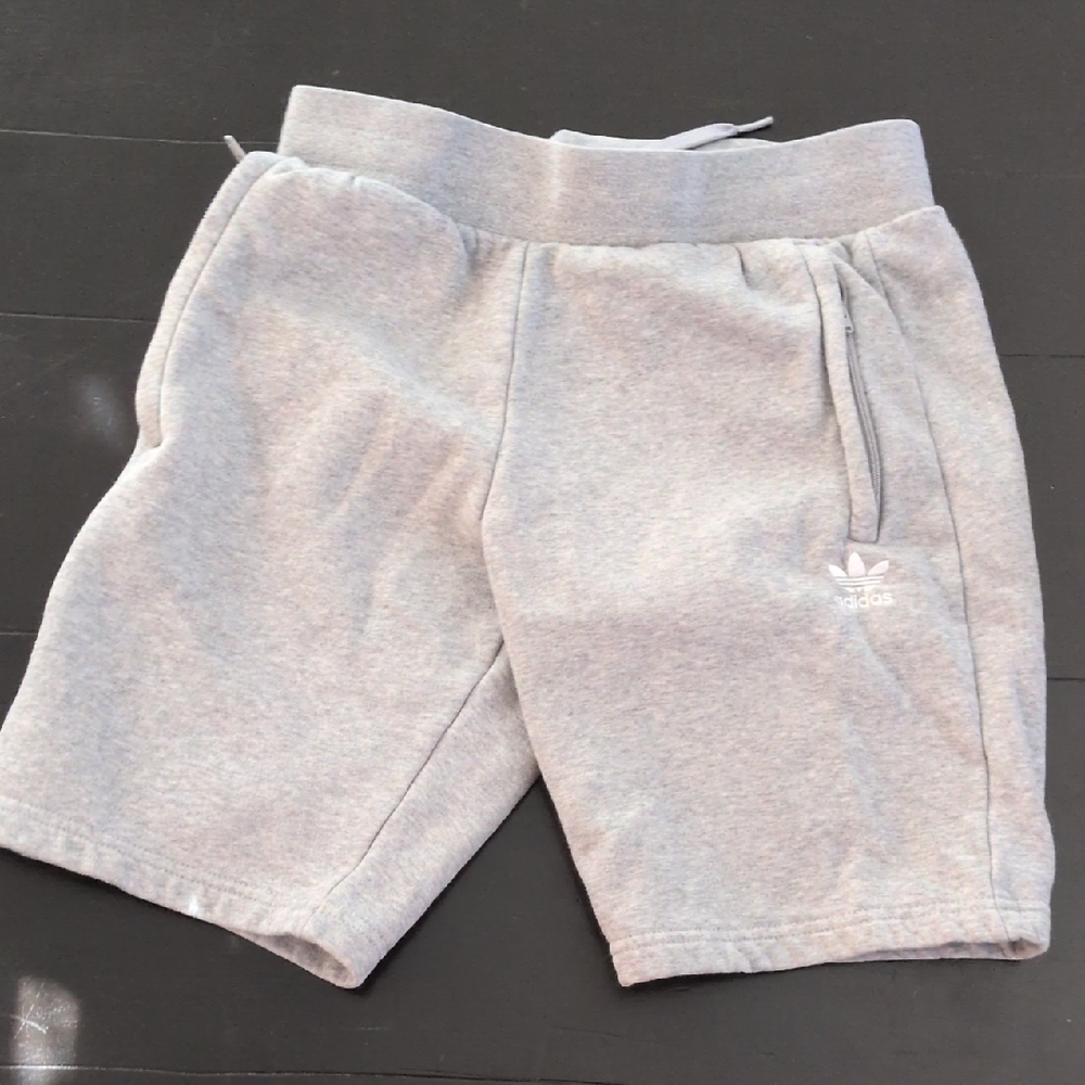 Adidas Men's Light Gray Athletic Shorts